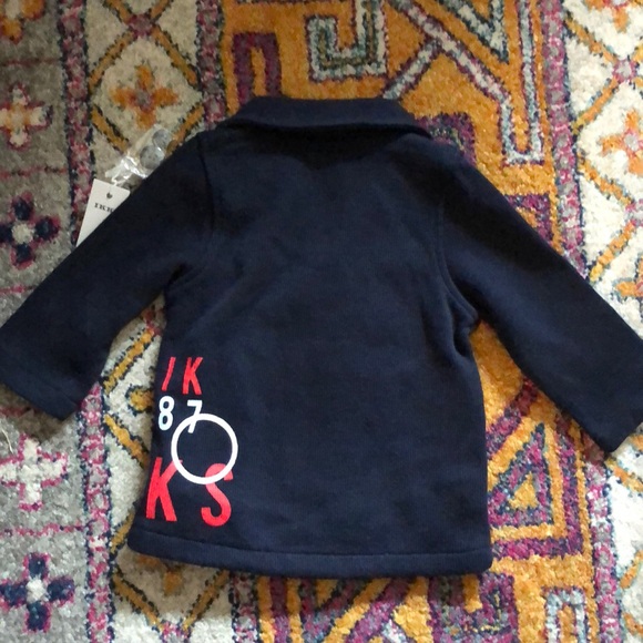 Ikks French brand baby jacket NWT navy 6 months - Picture 3 of 8